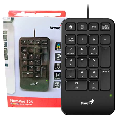 Teclado Numérico Genius NumPad 125 Copilot
