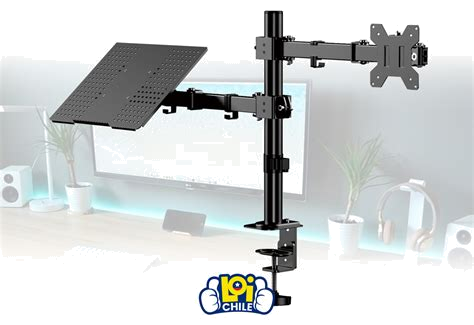 Soporte Doble para Monitor y Notebook Kolke KVS-599