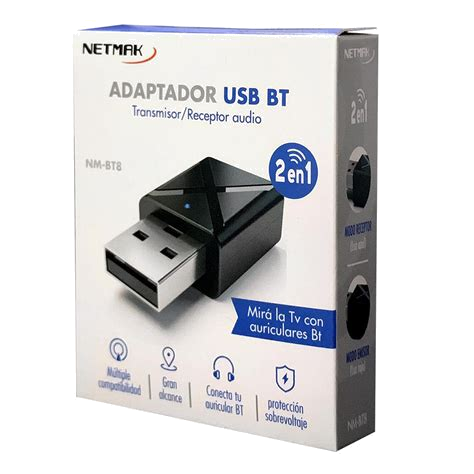 Adaptador Netmak NM-UC USB 2.0 a Tipo-C