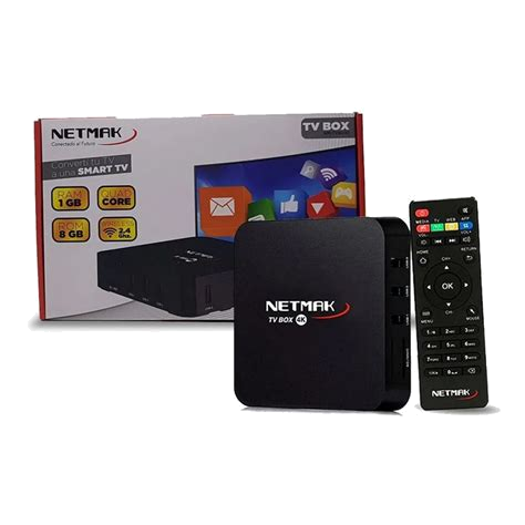 TV Box 4K Netmak NM-TVBOX3 Android 10.0 8GB RAM