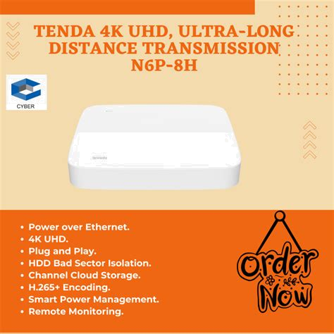 Transmisor Tenda 4K UHD de Ultra Larga Distancia