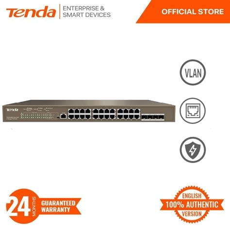 Switch Tenda 24 Puertos GE y SFP