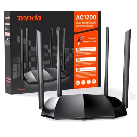 Router Tenda AC1200 con Cuatro Antenas