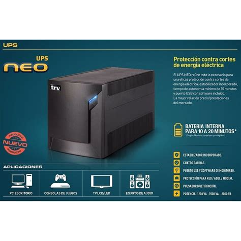 UPS Trv Neo - Sistema de Alimentación Ininterrumpida